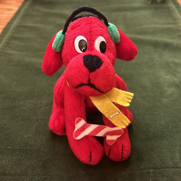 2 Clifford The Big Red Dog Scholastic Plush Stuffed Animal Dogs Finger Puppet - Picture 2 of 16